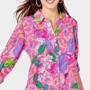 NWT Lilly Pulitzer Seaview button down